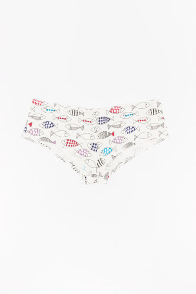 THEO BOY SHORT IN FISH PRINT