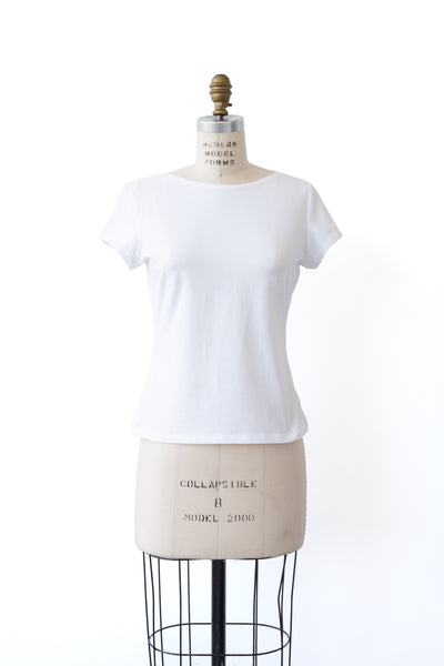 CASSIE TEE IN WHITE