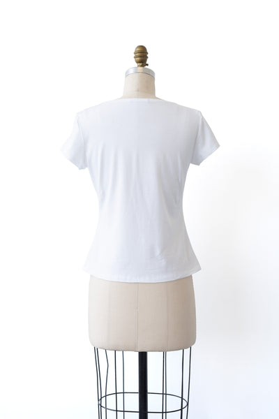 CASSIE TEE IN WHITE