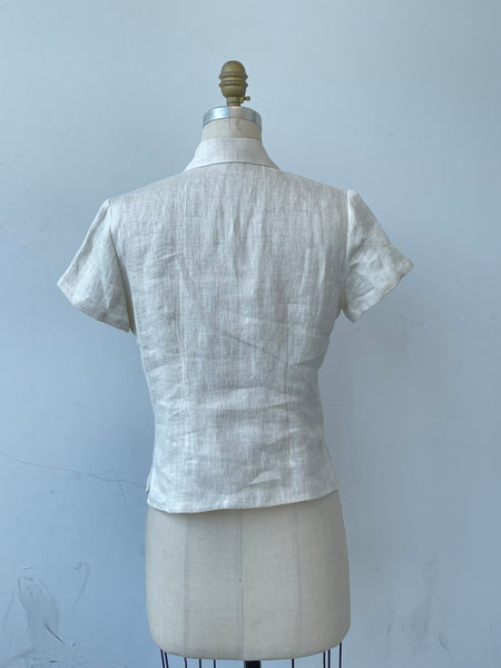 CLAUDIA IN LINEN TWILL